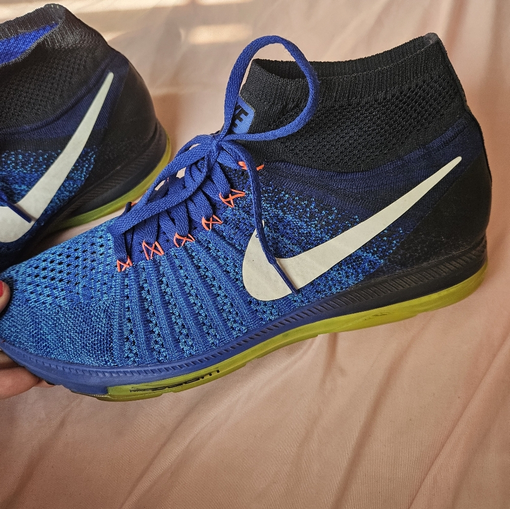 NIKE ZOOM ALL OUT FLYKNIT RACER BLUE OBSIDIAN GLOW